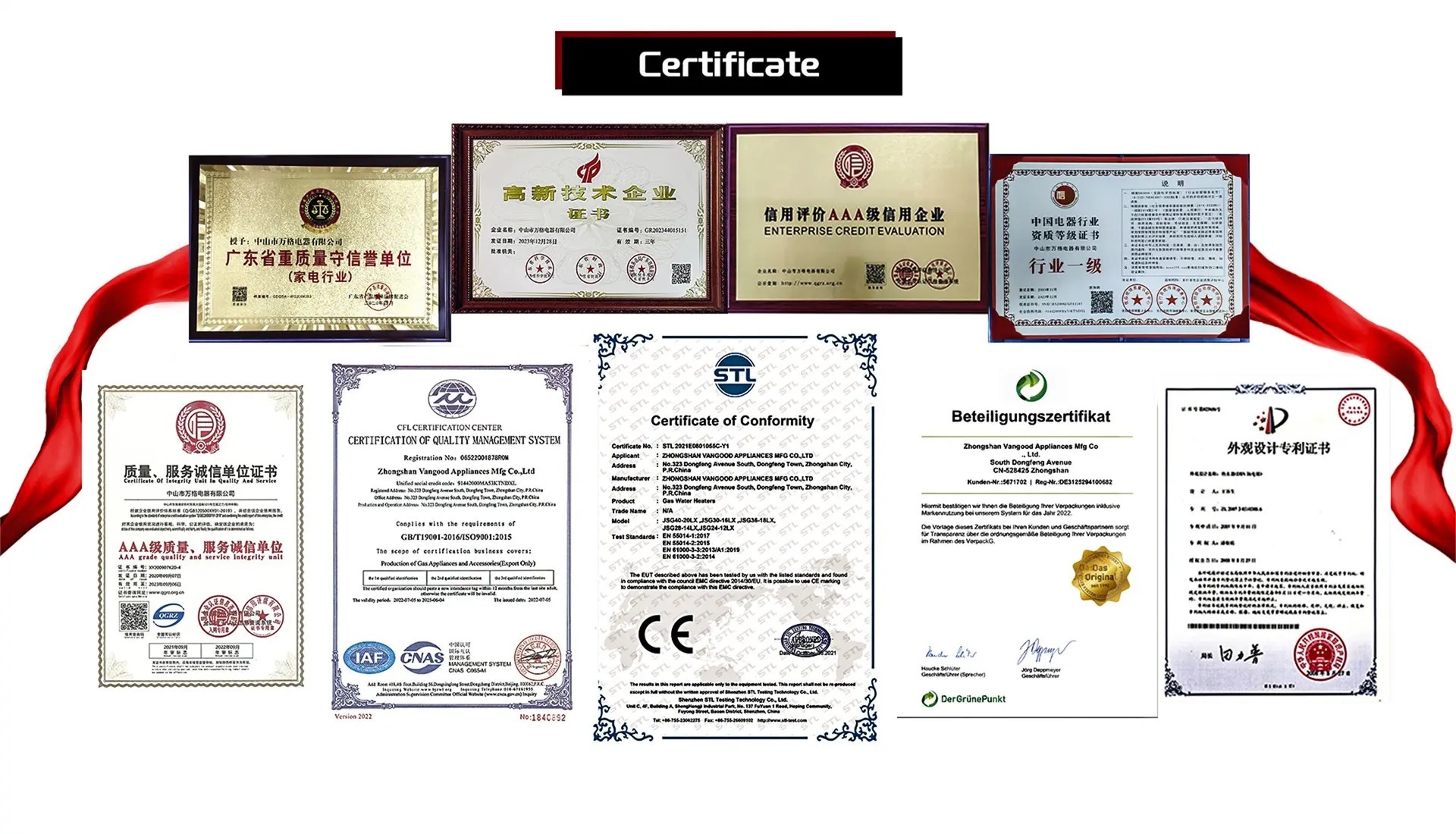 کیفیت آبگرمکن داخلی گاز کارخانه