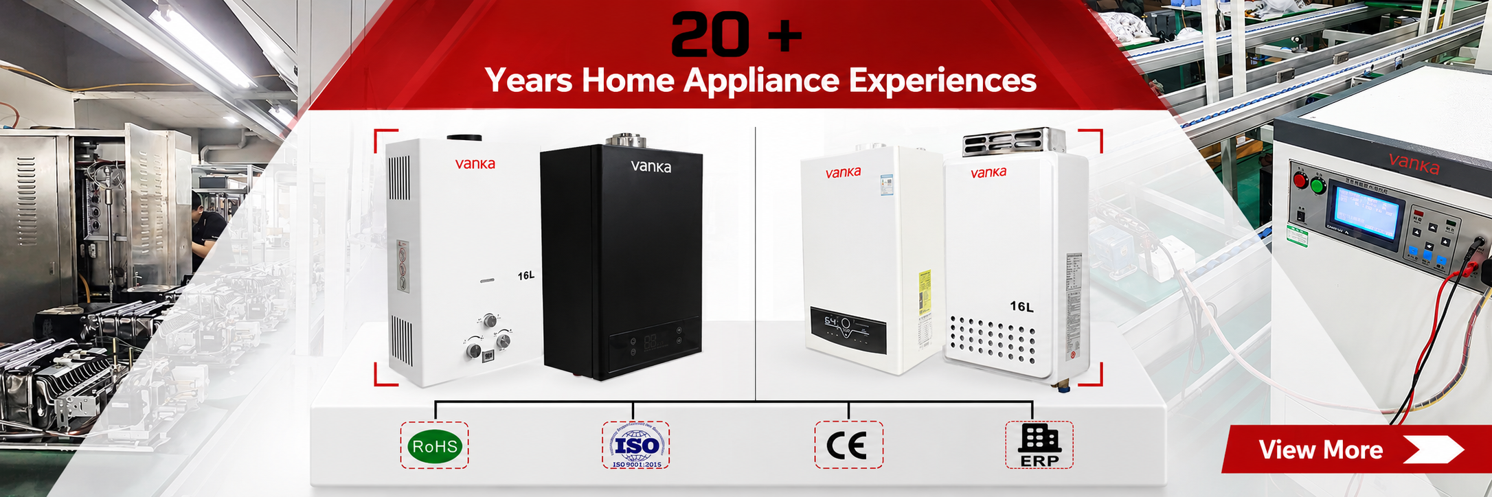کیفیت آبگرمکن داخلی گاز کارخانه