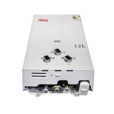 آبگرمکن گازی بدون مخزن دیواری 12 لیتری 110 ولت، آب گرم فوری بر اساس تقاضا برای استفاده در حمام، خانه، هتل و آپارتمان