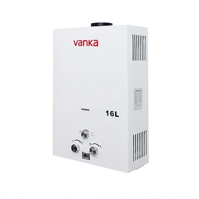 16L LPG فوري کنترل دکمه آبگرمکن بدون مخزن برای استفاده خانگی برای خانه هتل آپارتمان و کاربرد تجاری