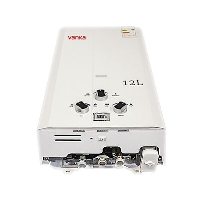 12 لتر سخان مياه غاز فوري بدون خزان مثبت على الحائط بدرجة حرارة قابلة للتعديل للاستخدام المنزلي والفندقي والشقق والاستخدام التجاري