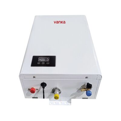 آبگرمکن گازی دیجیتال ترموستاتیک سفید 16 لیتری تک دودکش کم مصرف با عملکرد بی صدا