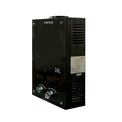 16L 18L 20L 22L 24L گاز پروپان بدون مخزن آبگرمکن شیشه گرم شده صفحه شیشه ای طراحی خروجی اجباری کارایی بالا