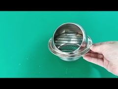 فولاد فولادی گرد دیوار دریچه گچ پوشش ضد باران ضد باد دریچه خروجی